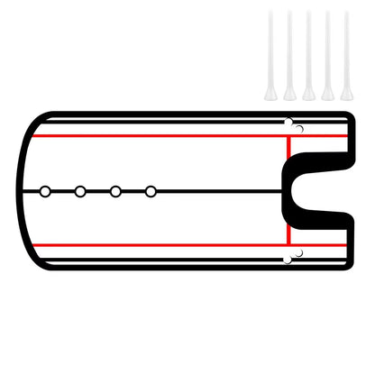 Perfect Your Putt with Our Golf Putting Practice Mirror - Alignment Training Aid for Improved Stroke and Eye Line