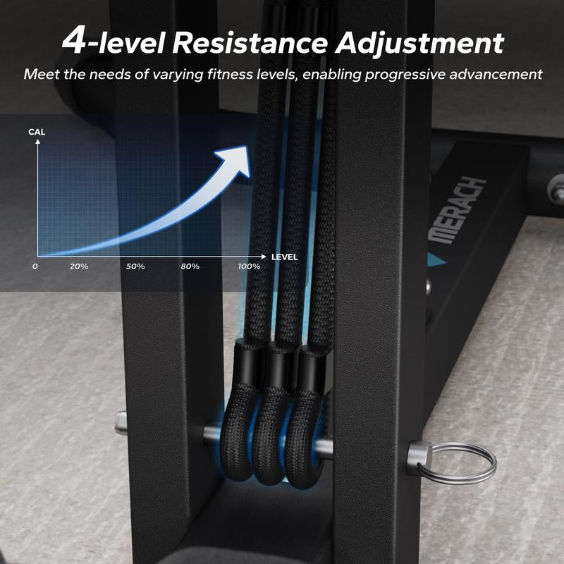 Merach Deep Squat Machine, Adjustable Glutes Workout for Home Gym Workout Training, Sit up Machine for Abs and Muscle Building, Abdominal Bench, Push up Fitness Equipment, Tiktokshopblackfriday