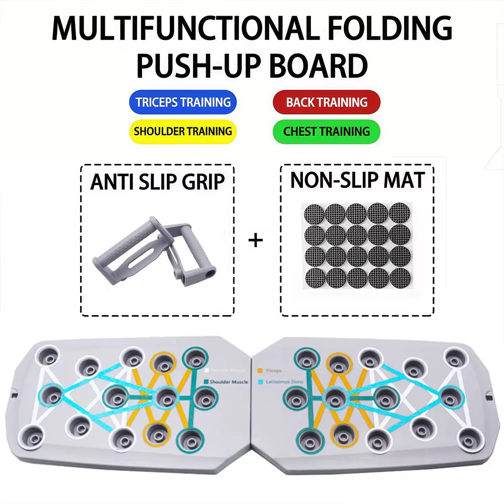Ultimate Portable Push-Up Board Set - Multifunctional Fitness Equipment for Strength Training and Muscle Sculpting
