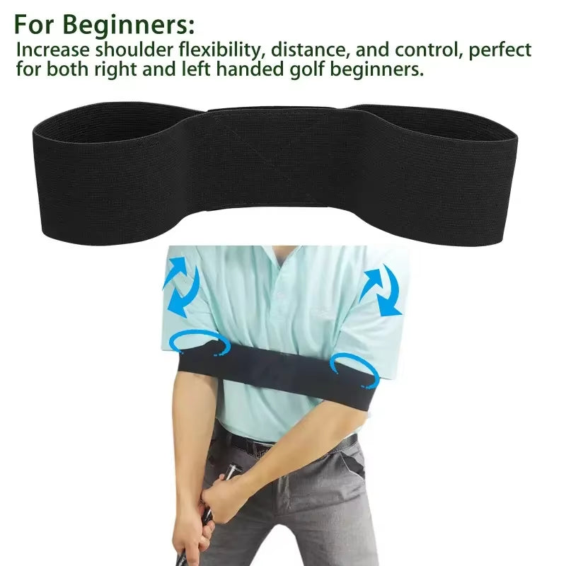 Professional Elastic Golf Swing Trainer Arm Band, Golf Swing Gesture Corrector