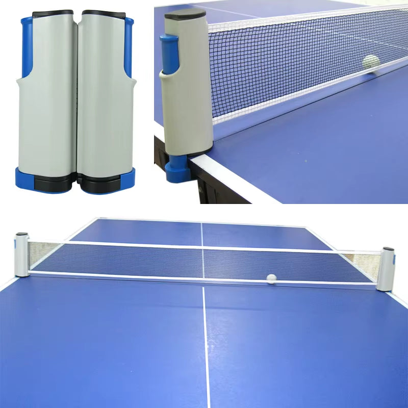 Retractable Table Tennis Net Portable Ping Pong Net 175Cm Scalable Suit for Any Table