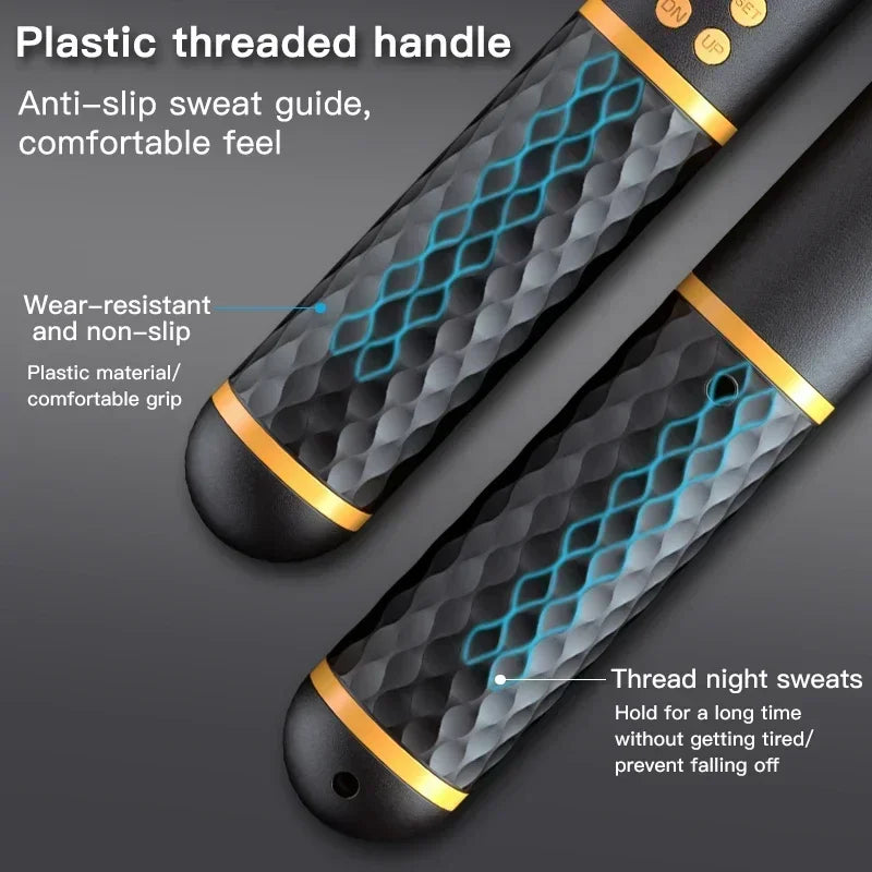 Elevate Your Workout with the 2-in-1 Multifun Skipping Rope Featuring Digital Counter and Non-Slip Handles for Precision and Performance