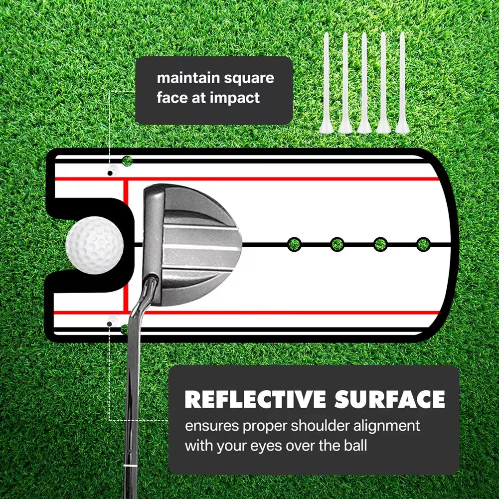 Perfect Your Putt with Our Golf Putting Practice Mirror - Alignment Training Aid for Improved Stroke and Eye Line