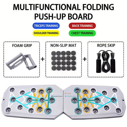 Ultimate Portable Push-Up Board Set - Multifunctional Fitness Equipment for Strength Training and Muscle Sculpting