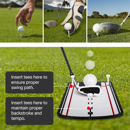 Perfect Your Putt with Our Golf Putting Practice Mirror - Alignment Training Aid for Improved Stroke and Eye Line