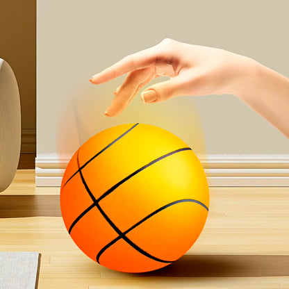 Discover the Bouncing Mute Ball: Indoor Silent Basketball for Kids - Lightweight, Safe, and Fun Sports Toy Available in Multiple Sizes!